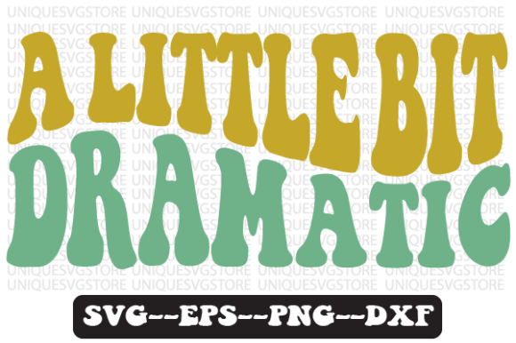 A Little Bit Dramatic Retro Svg Design Review