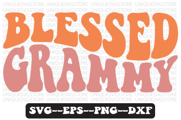 Blessed Grammy Wavy Retro Svg Design Review