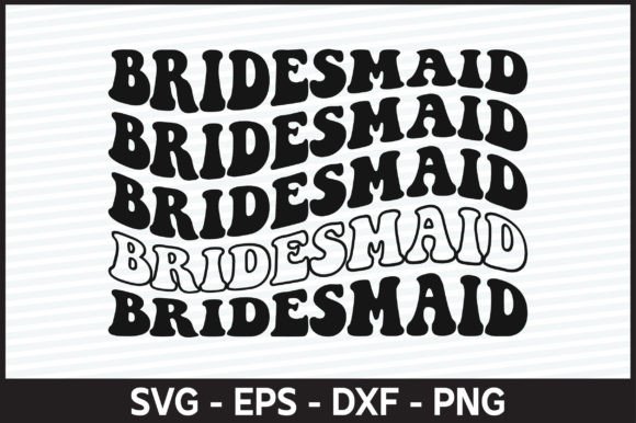 Bridesmaid Retro Svg Design Review