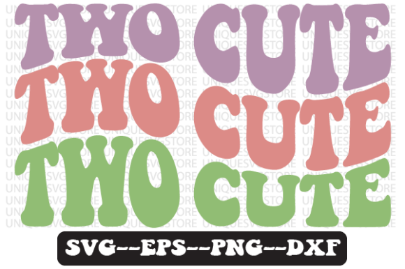 Reviewing Two Cute Wavy Retro Svg Design